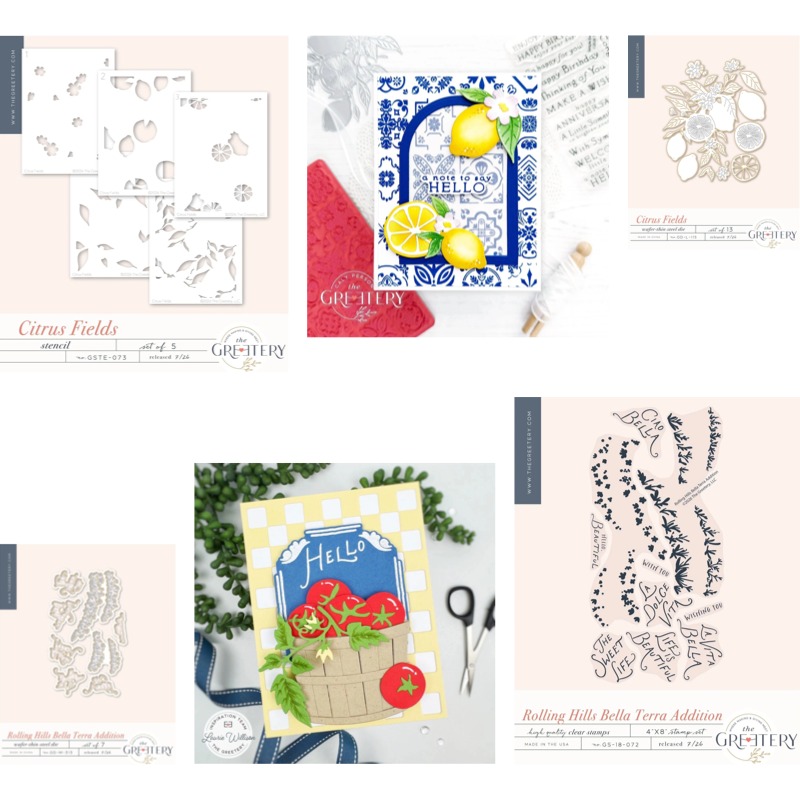Clear Silicone Stamps For Card Making - 체크 아웃 시트러스 필드 클리어 실리콘