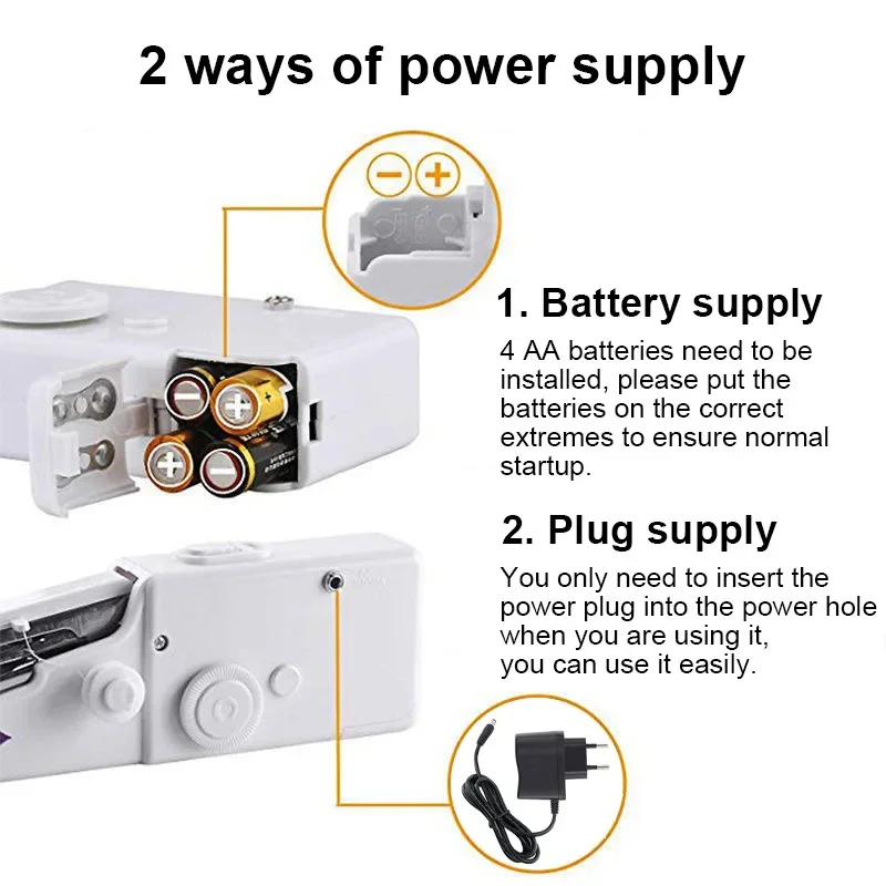 휴대용 재봉틀 수동 국내 재봉틀 노루발 휴대용 로프 프 - Mini Electric Sewing Machine Handheld 리뷰 및 가격