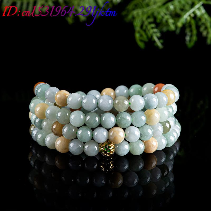 버마산 비취 비즈 팔찌 목걸이 진짜 보석 참 장식품 부 - Beading 리뷰 및 가격
