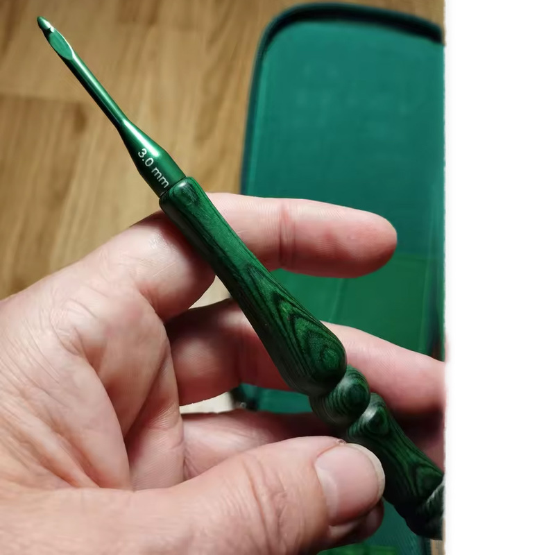 8개 세트, 3.0~7.0mm 크로셰 바늘, 녹색 인체 - Wooden Crochet Hooks Ergonomic Handle 리뷰 및 가격